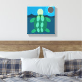 Baigneuse à minuit tortue sur toile (Insitu(Chambre))