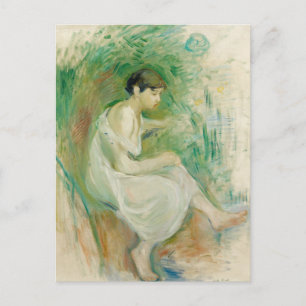 Baigneuse en Chemise   Berthe Morisot Briefkaart