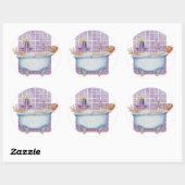Baignoire Joie Sticker (Feuille)