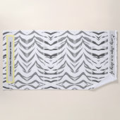 Baignoire, plage ou serviette de bain Yoga Tiger S (Devant)