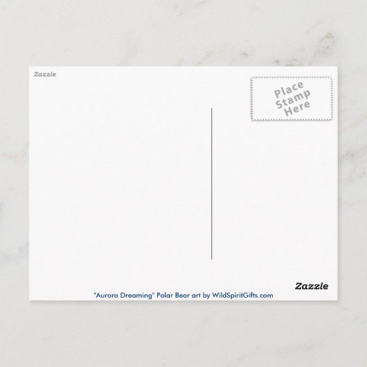 BAIGNOIRE POLAIRE Carte postale (Dos)