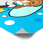 Baignoire Poster de Chiot 8 (Coin)