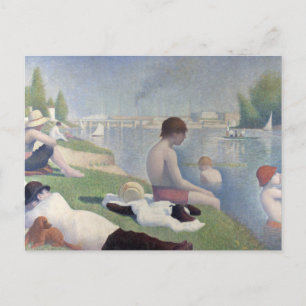 Baignoires aux Asnières par Georges Seurat Carte p