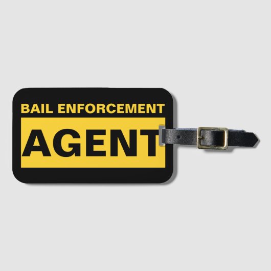 Bail Agent Bagagelabel (Voorkant (horizontaal))