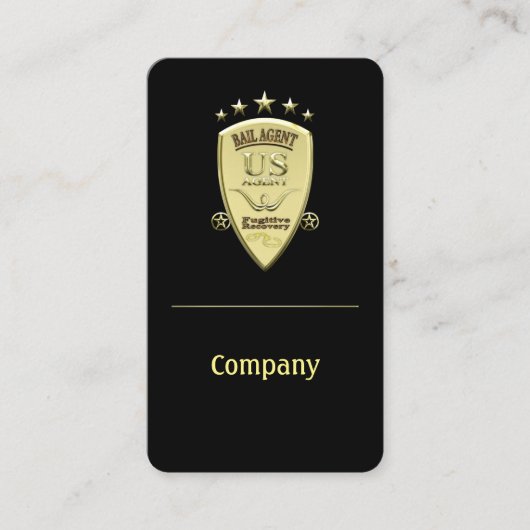 Bail Agent Visitekaartje (Voorkant)