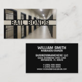Bail Bonds Bondsman Carte de visite (Devant / Derrière)