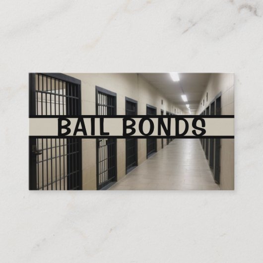 Bail Bonds Bondsman Carte de visite (Devant)