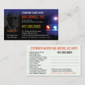 Bail Bonds Foto - Sjabloon Visitekaartje (Voorkant / Achterkant)