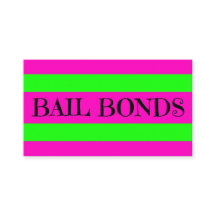 Bail Bonds Neon Kleuren