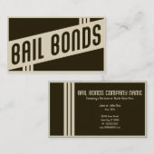 bail bonds visitekaartje (Voorkant / Achterkant)