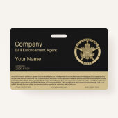 Bail Enforcement Agent Badge (Voorkant)