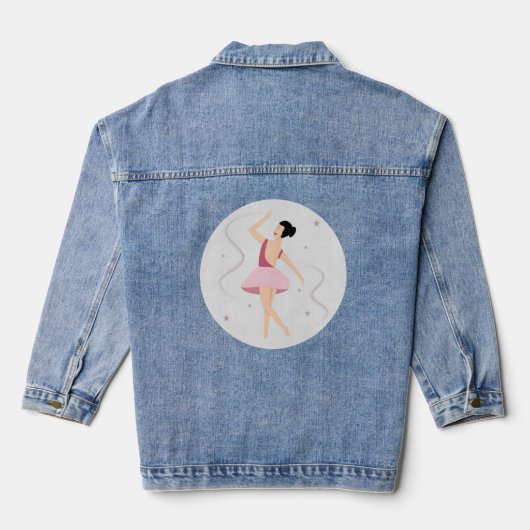 Bailarina de ballet denim jacket (Achterkant)