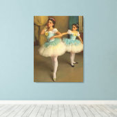 Bailarinas en el estilo romántico canvas afdruk (Insitu (Houten vloer))