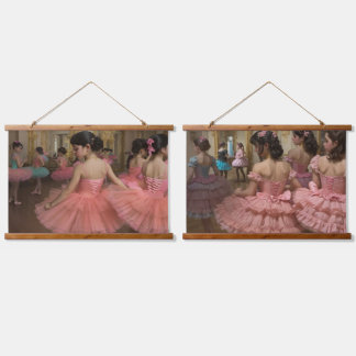 Bailarinas en una gran sala de estilo rocóco hangend wandkleed