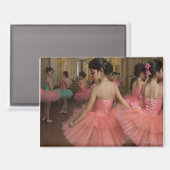 Bailarinas en una gran sala de estilo rocóco magneet (Voorkant / Achterkant)