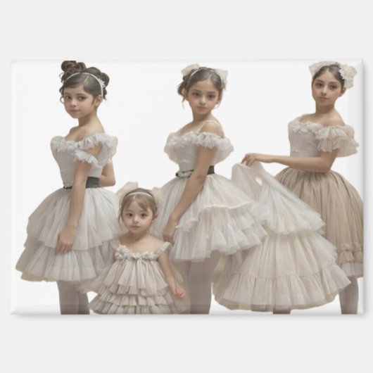 Bailarinas románticas magneet (Voorkant)