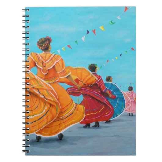 Baile Folklorico Dance Notitieboek (Voorkant)