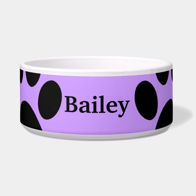 Bailey Custom Dog bowl Voerbakje (Voorkant)
