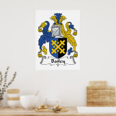 Bailey Family Crest Poster (Keuken)