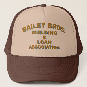 Bailey-gebouw en -lening trucker pet