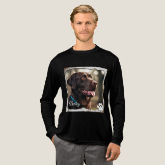 Bailey, het chocoladelab Tri-Blend shirt