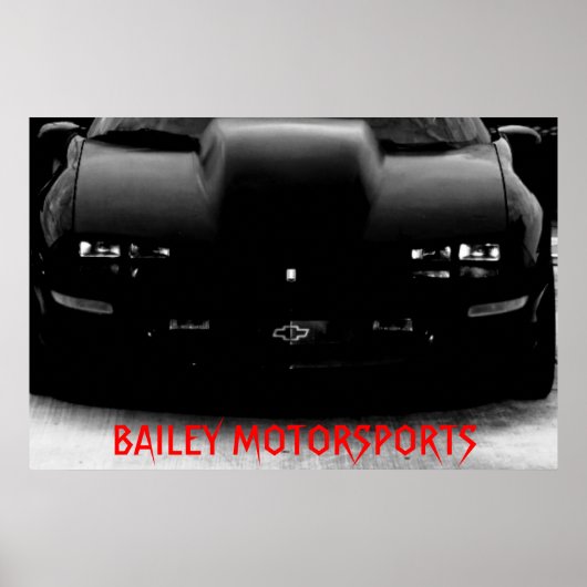 BAILEY MOTORSPORTS 95Z28 POSTER (Voorkant)
