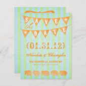 Bailey Save the Date Aankondigingen (Voorkant / Achterkant)