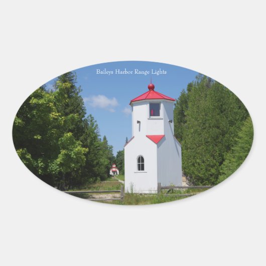 Baileys Harbor Range Lights autocollant (Devant)