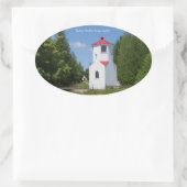 Baileys Harbor Range Lights autocollant (Sac)