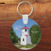 Baileys Harbor Range Lights sleutelhanger (Voorkant)