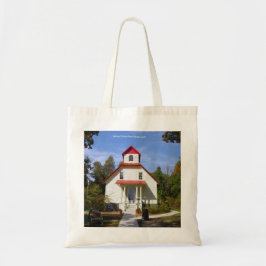 Baileys Harbor Range Lights tote bag