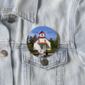 Baileys Harbor Rear Range Light button (In situ)