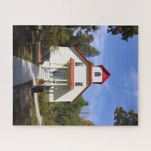 Baileys Harbor Rear Range Light jigsaw puzzle Legpuzzel (Horizontaal)