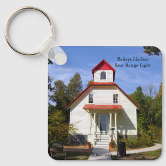 Baileys Harbor Rear Range Light key chain Sleutelhanger