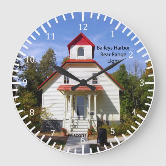 Baileys Harbor Rear Range Light klok (Voorkant)