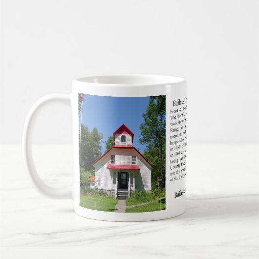 Baileys Harbour Range Éclairage histoire mug (Gauche)