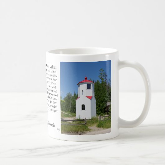Baileys Harbour Range Éclairage histoire mug (Droite)