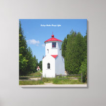 Baileys Harbour Range Lights canvas afdrukken