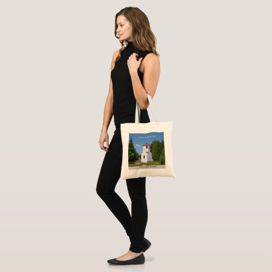 Baileys Harbour Range Lights canvas tas (Voorkant (model))