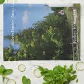 Baileys Harbour Range Lights serviette de cuisine (Plié)