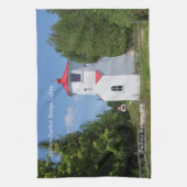 Baileys Harbour Range Lights serviette de cuisine (Vertical)