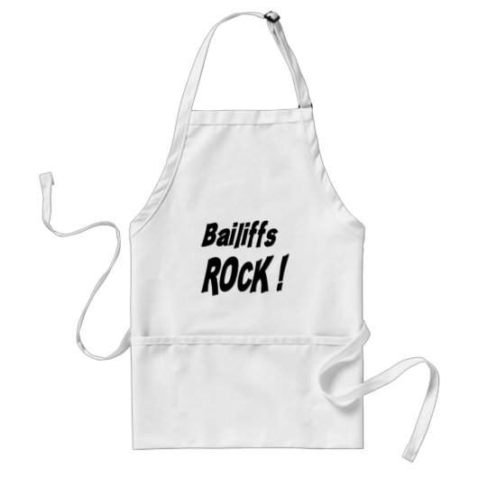 Bailiffs Rock! Apron Standaard Schort (Voorkant)