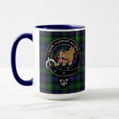 Baillie Clan Badge & Tartan Combo Mok (Links)