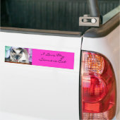 Bain 4 Harmonie/J'Aime Mon Sticker Siamese Bumper (Sur camion)