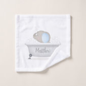 Bain à bulles d'éléphants (Gant de toilette)