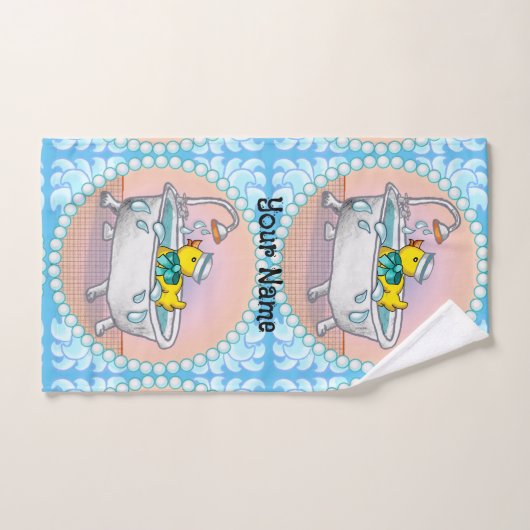 Bain à canard en caoutchouc (Serviette à main)