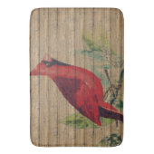 Bain Bath rouge cardinal de décor de maison de tapis de (devant Vertical)
