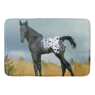Bain Cheval - colt 24" d'Appaloosa x 36" grand tapis de