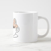 Bain dans le café - Cute et curvy mug (Droite)