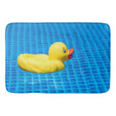 Bain de canard en caoutchouc jaune, tapis domestiq (Devant)